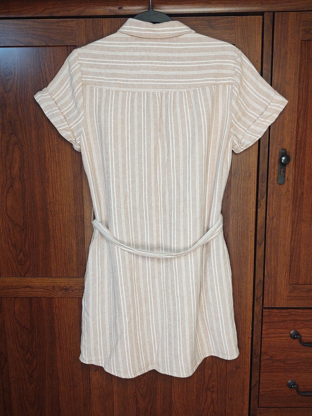 Abercrombie & Fitch Linen Blend Shirt Dress Sz S - Picture 3 of 9